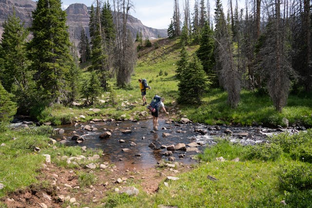 People in nature